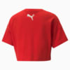 Изображение Puma Футболка Mod Crop Basketball Tee Women #7: high risk red