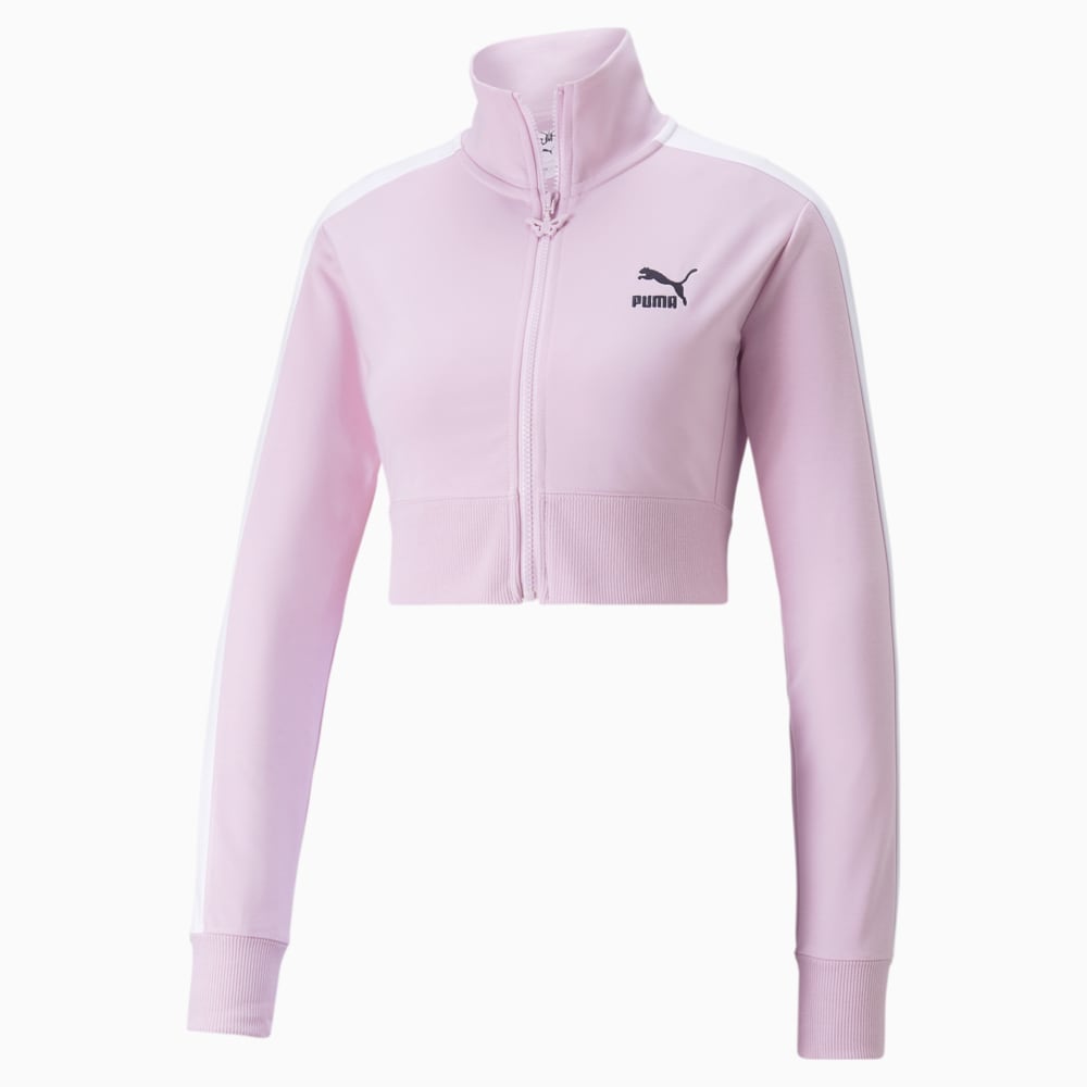 Изображение Puma Куртка PUMA x DUA LIPA T7 Jacket Women #1: Pink Lady-Puma White