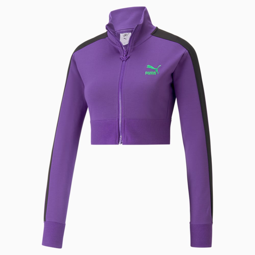 Изображение Puma Куртка PUMA x DUA LIPA T7 Jacket Women #1: ROYAL PURPLE-Puma Black