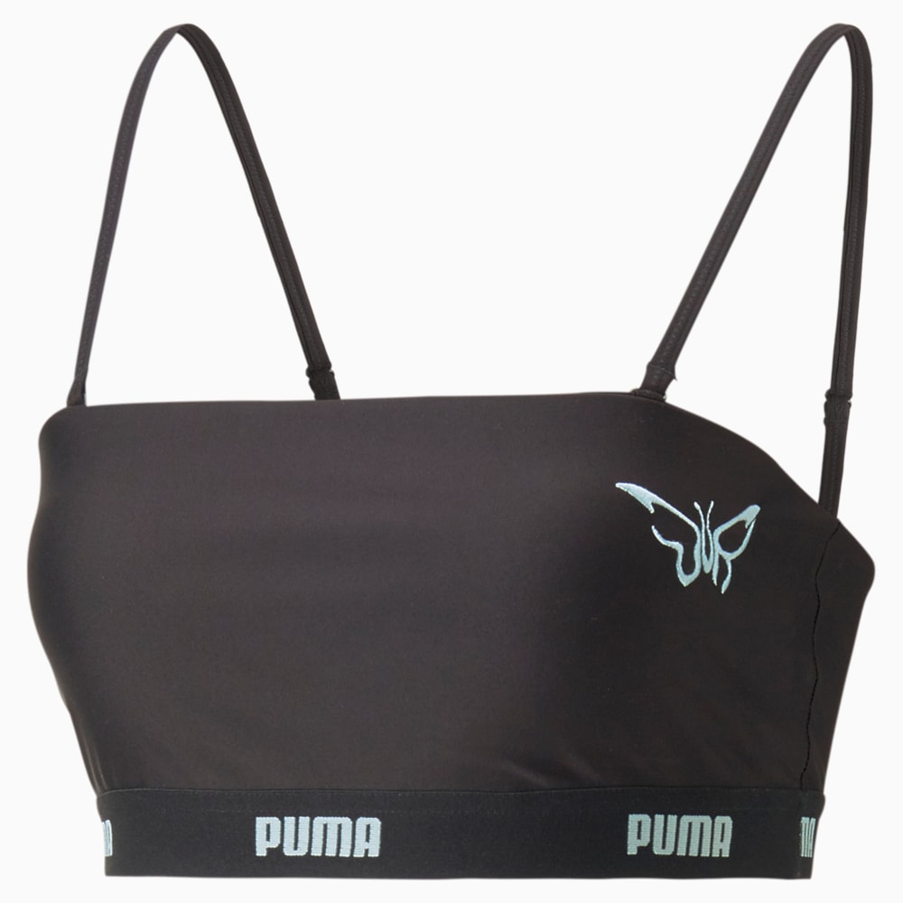 Изображение Puma Бра PUMA x DUA LIPA Bralette Women #1: Puma Black
