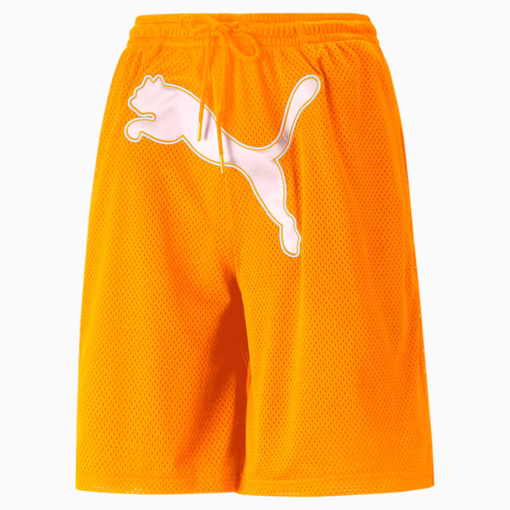 Puma orange shorts cheap