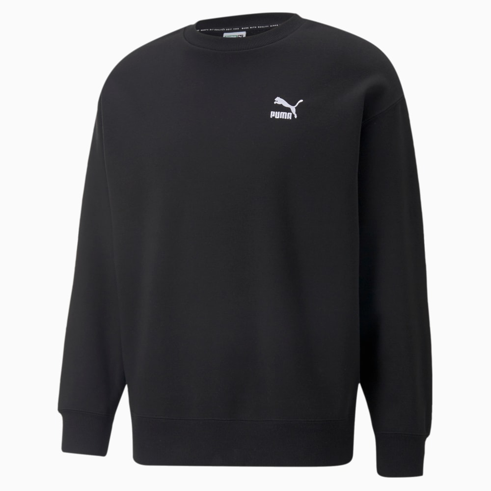 Зображення Puma Світшот Classics Relaxed Crewneck Sweatshirt Men #1: Puma Black