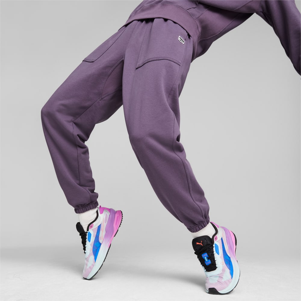 Изображение Puma Штаны Downtown Sweatpants Men #1: Purple Charcoal