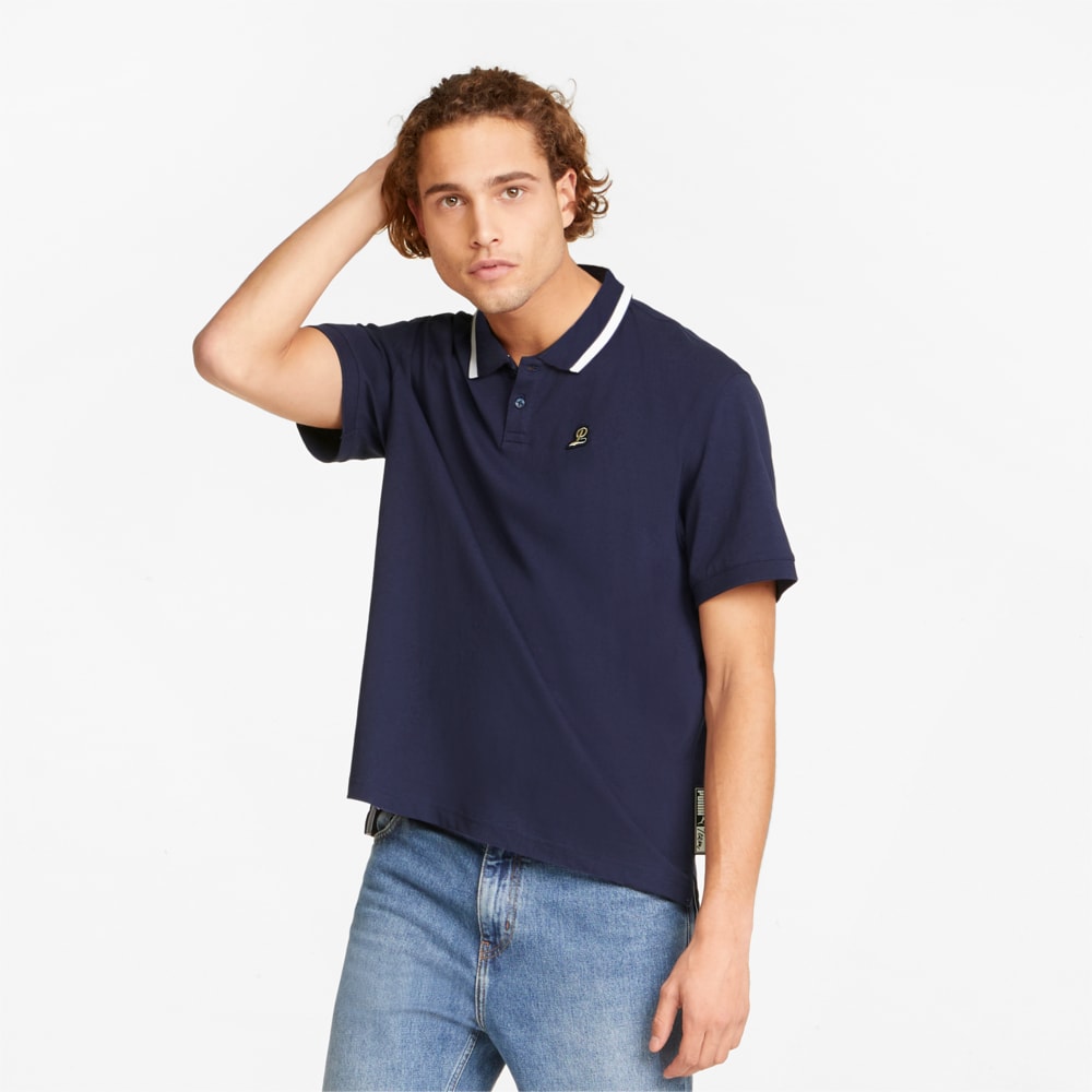 Изображение Puma Футболка PUMA Team Polo Men’s Tee #1: Peacoat