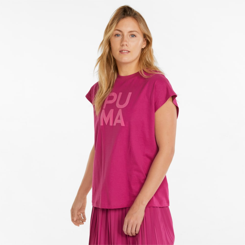 Изображение Puma Футболка Infuse Sleeveless Women's Tee #1: Festival Fuchsia