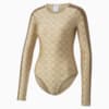 Изображение Puma Боди LUXE SPORT T7 Bodysuit Women #1: Light Sand-Desert Tan AOP