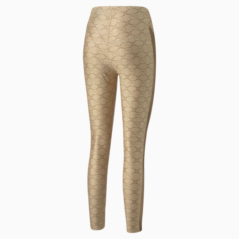 Изображение Puma Леггинсы LUXE SPORT T7 Leggings Women #2: Light Sand-Desert Tan AOP