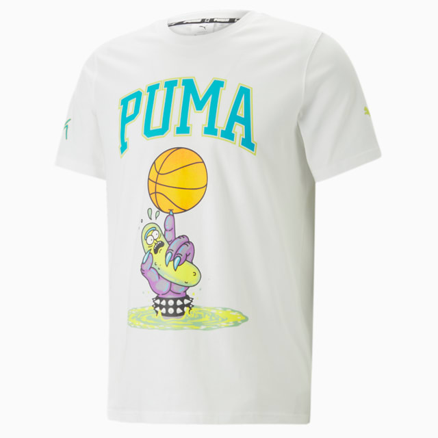 Image PUMA Camiseta PUMA x RICK AND MORTY Pickle Rick Basketball Masculina