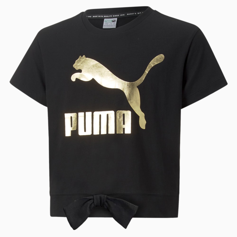 Image Puma Classics Logo Bow Tee Youth #1