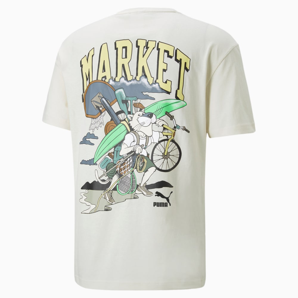 Görüntü Puma PUMA x MARKET Erkek Baskılı Tişört #2