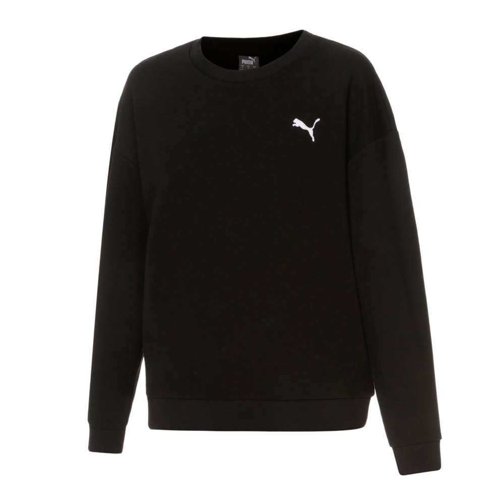 Зображення Puma Світшот Women’s Crewneck Sweatshirt #1: Puma Black