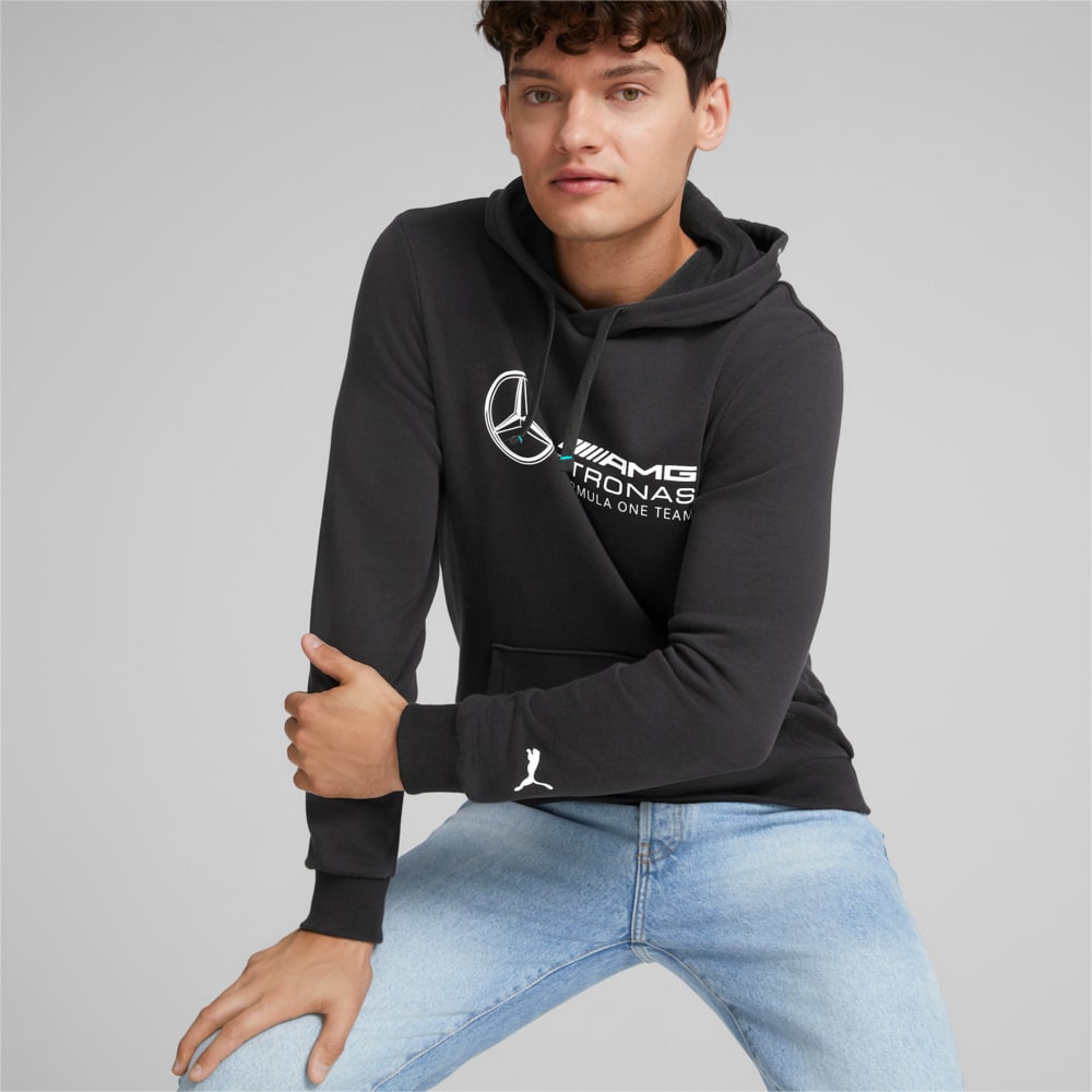 Изображение Puma Худи Mercedes-AMG Petronas Motorsport F1 Essentials Hoodie Men #1: Puma Black