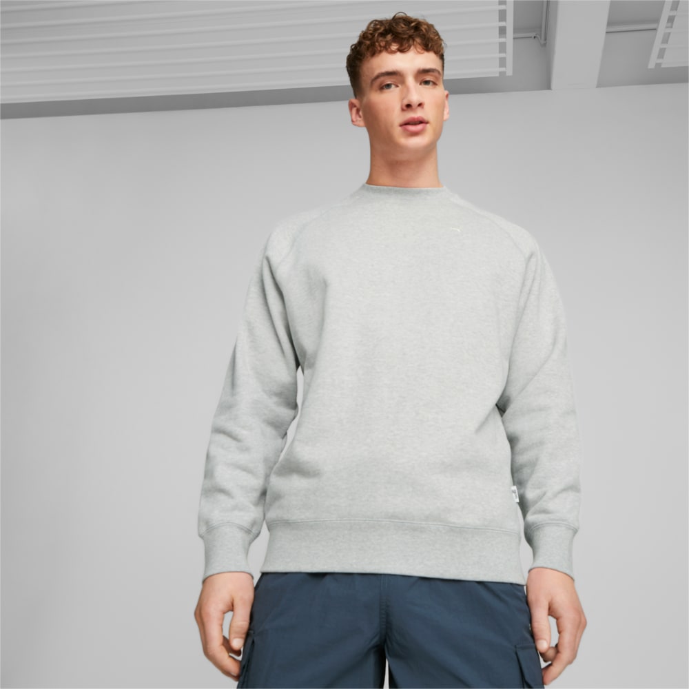 Изображение Puma Толстовка MMQ Crewneck Sweatshirt #2: light gray heather