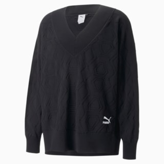 Görüntü Puma LUXE SPORT OVERSIZE V-Yaka Sweatshirt