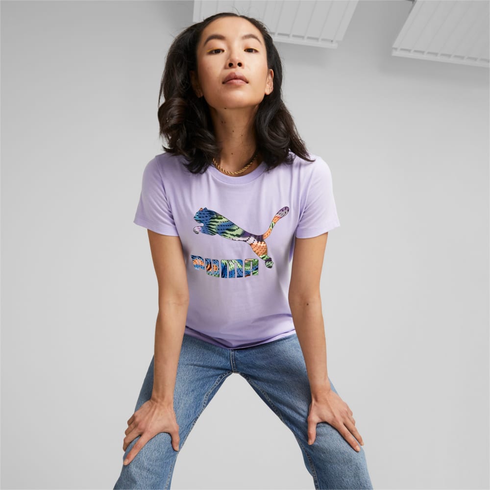 Image PUMA Camiseta Classics Logo Infill Feminina #1