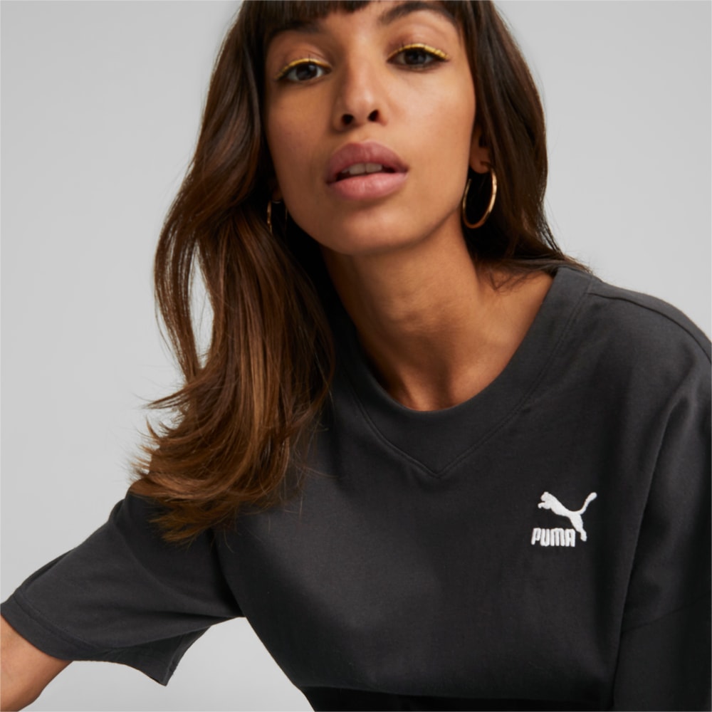 Изображение Puma Футболка Classics Oversized Tee Women #2: Puma Black