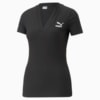 Image Puma Classics Ribbed V-Neck Tee Women #6