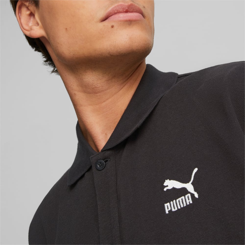 Изображение Puma Рубашка Classics Pique Shirt Men #2: Puma Black