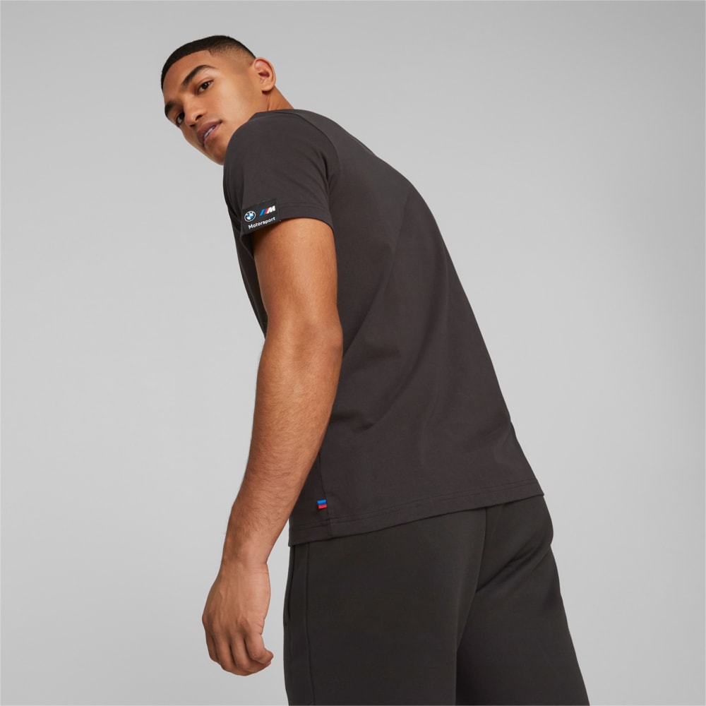 Изображение Puma Футболка BMW M Motorsport Logo Tee Men #2: Puma Black