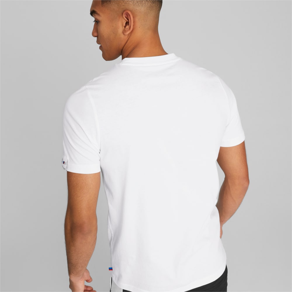 Изображение Puma Футболка BMW M Motorsport Logo Tee Men #2: Puma White