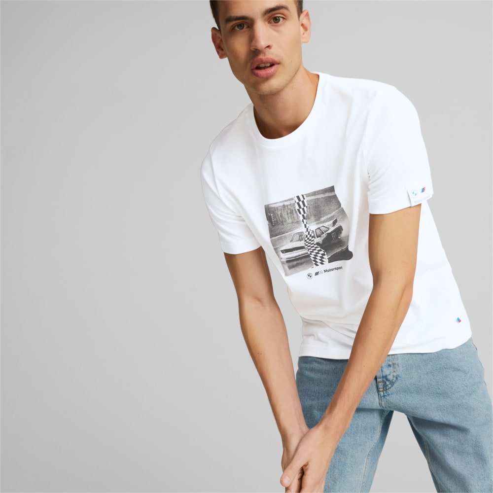 Image Puma BMW M Motorsport Car Graphic Tee Men #1