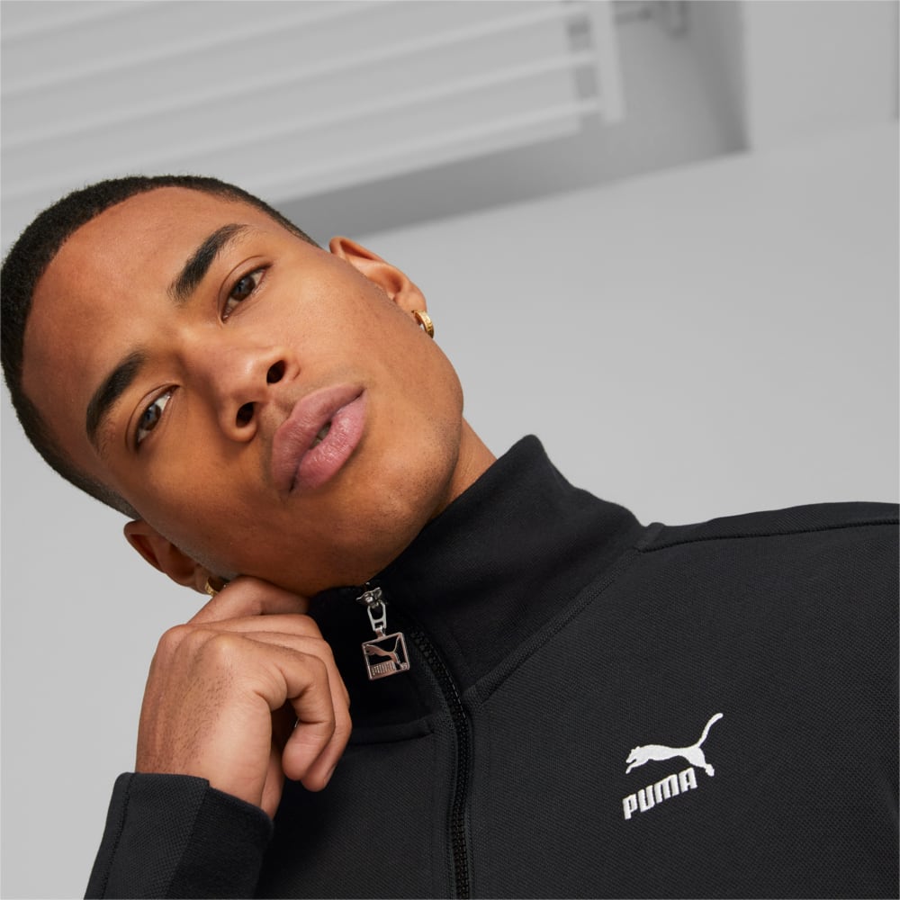 Puma black track jacket shop