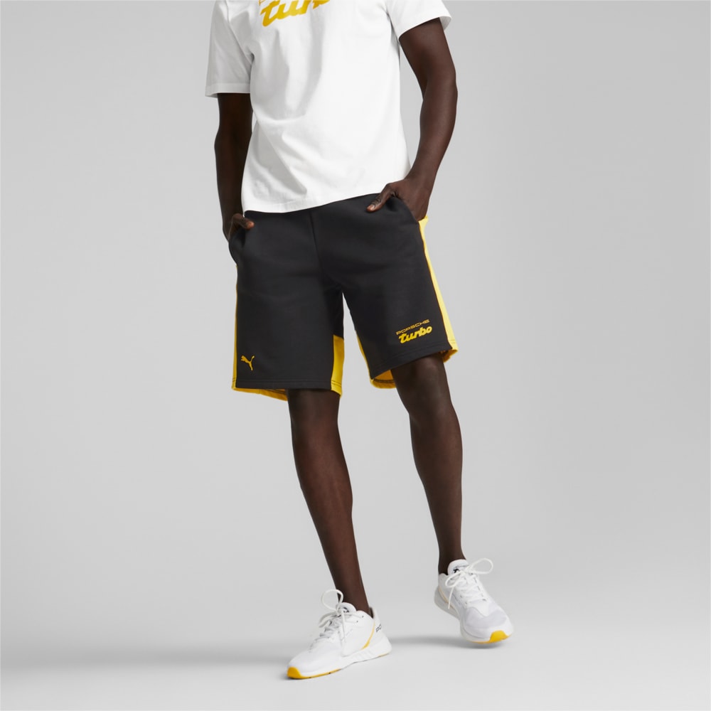 Изображение Puma Шорты Porsche Legacy Sweat Shorts Men #1: Puma Black