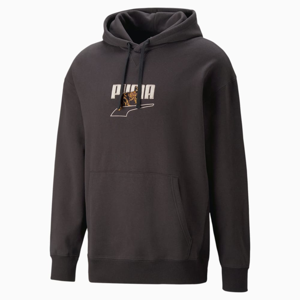Изображение Puma Толстовка DOWNTOWN Graphic Hoodie Men #1: Puma Black