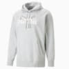 Изображение Puma Толстовка PUMA TEAM Graphic Hoodie Men #6: light gray heather