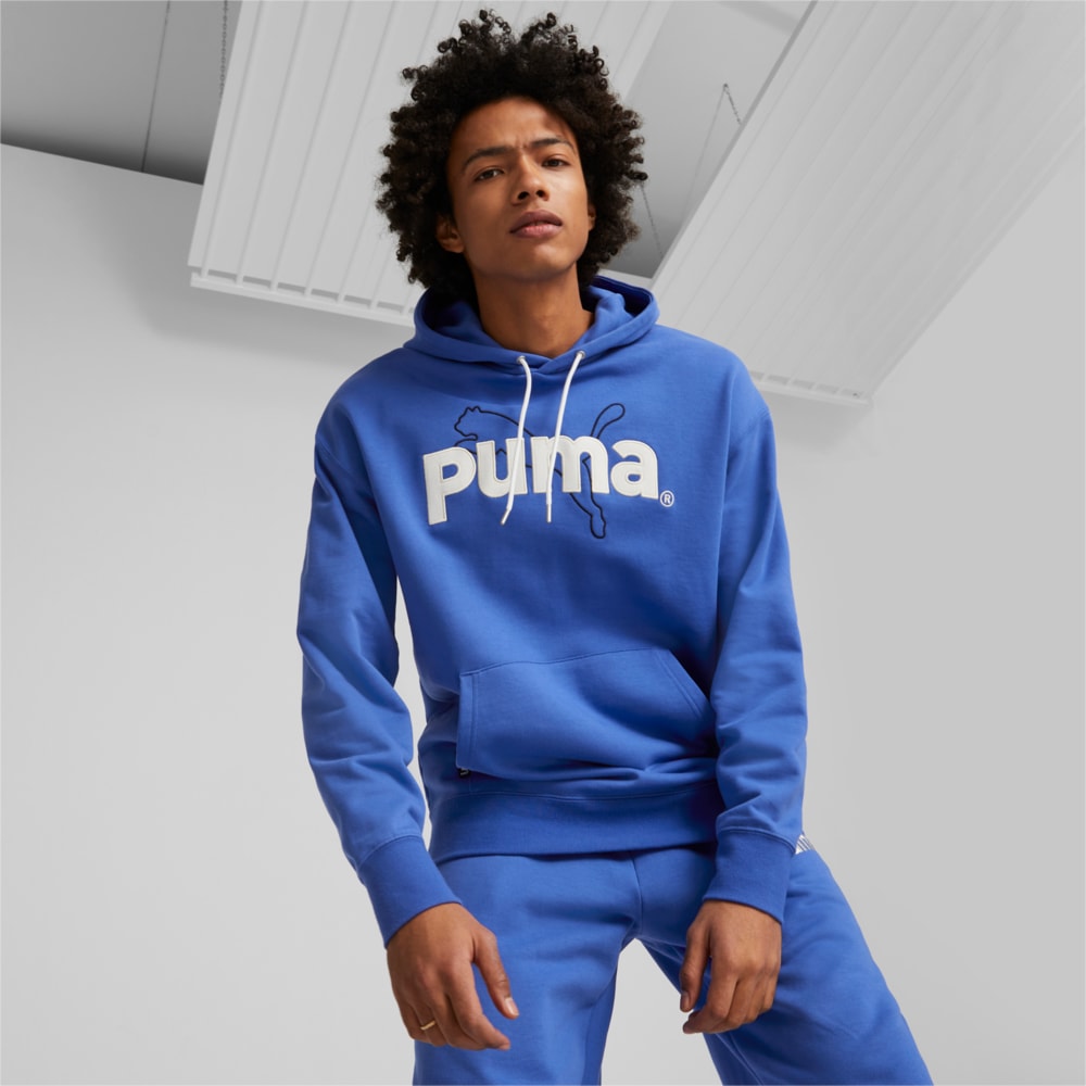 Изображение Puma Толстовка PUMA TEAM Graphic Hoodie Men #1: Royal Sapphire