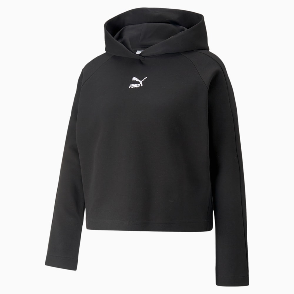 Black puma hoodie best sale womens