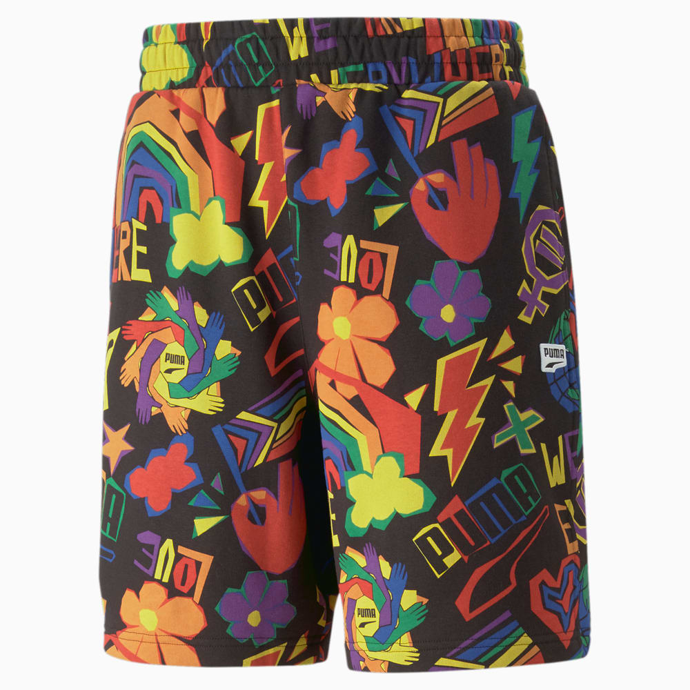 Image PUMA Shorts DOWNTOWN PRIDE Terry Printed #1