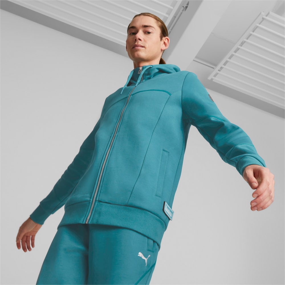 Изображение Puma Куртка Scuderia Ferrari Style Hooded Jacket Men #1: Green Lagoon