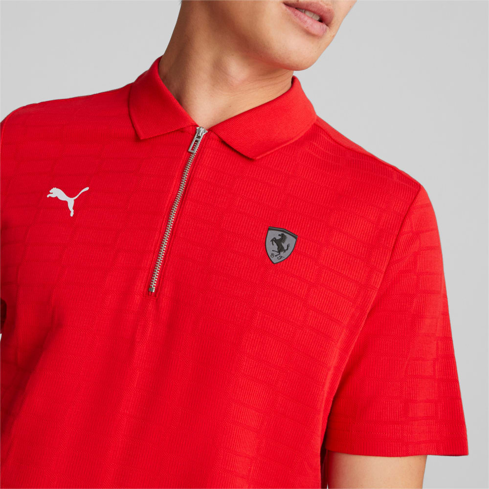 Зображення Puma Поло Scuderia Ferrari Style Jacquard Polo Men #2: rosso corsa