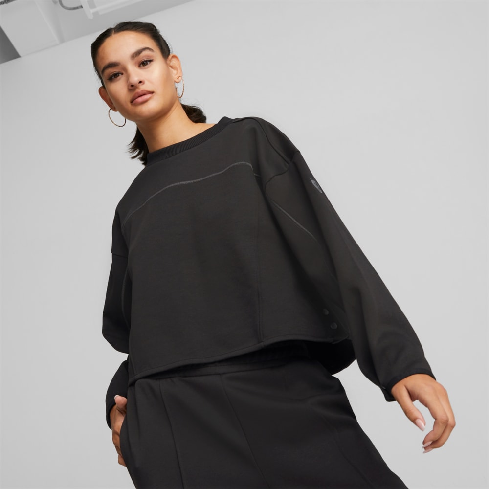 Зображення Puma Світшот Scuderia Ferrari Style Crewneck Sweatshirt Women #1: Puma Black