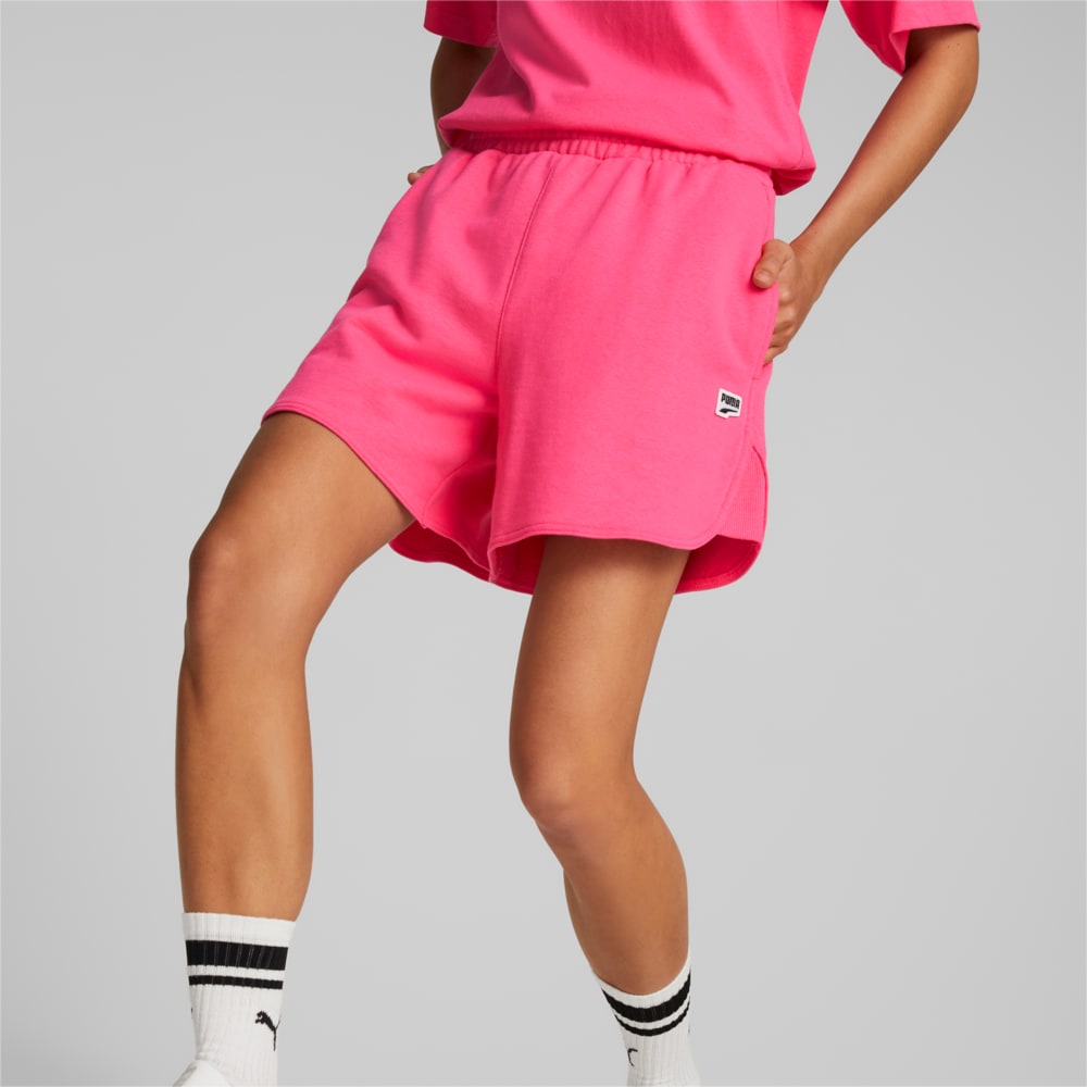 Изображение Puma Шорты Downtown High Waisted Shorts Women #1: Glowing Pink
