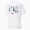 Изображение Puma Футболка Downtown Relaxed Graphic Tee Women #7: Puma White