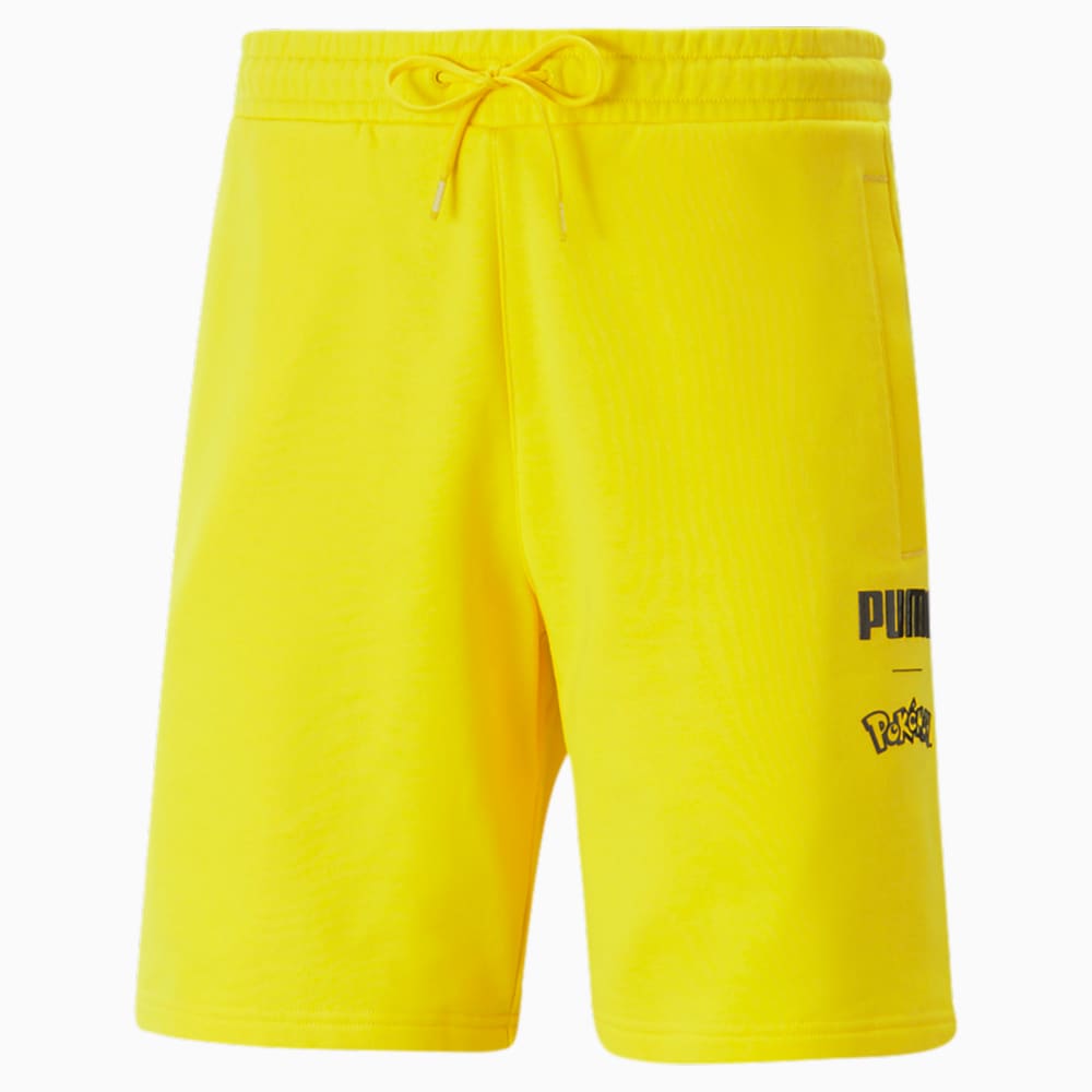 PUMA x POK MON Shorts Men 50 Yellow Empire Yellow Puma 538370 98