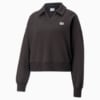 Изображение Puma Свитшот Downtown Oversized Polo Sweatshirt Women #6: Puma Black