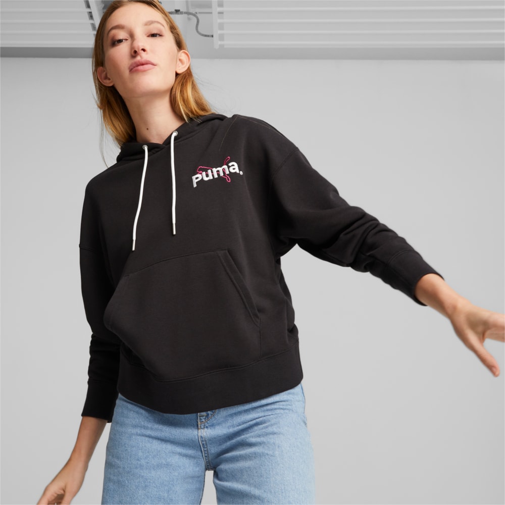 Изображение Puma Худи PUMA TEAM Hoodie Women #1: Puma Black