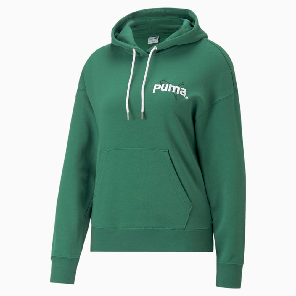 PUMA TEAM Hoodie Women 40 Green Vine Puma 538378 37