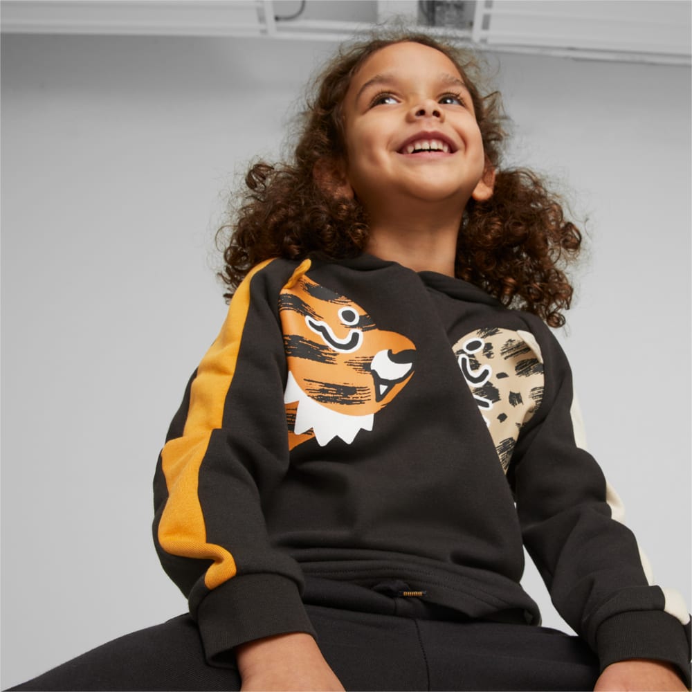 Изображение Puma Детское худи PUMA MATES T7 Hoodie Kids #1: Puma Black