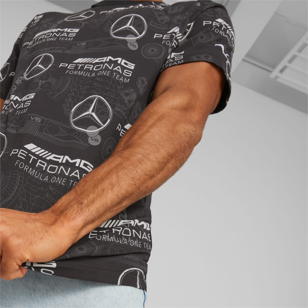 Görüntü Puma Mercedes-AMG Petronas Motorsport Desenli Erkek Tişört #2