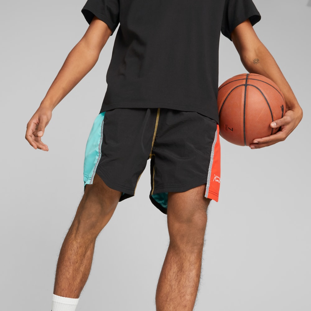 Blocked Shot Basketball Shorts Men