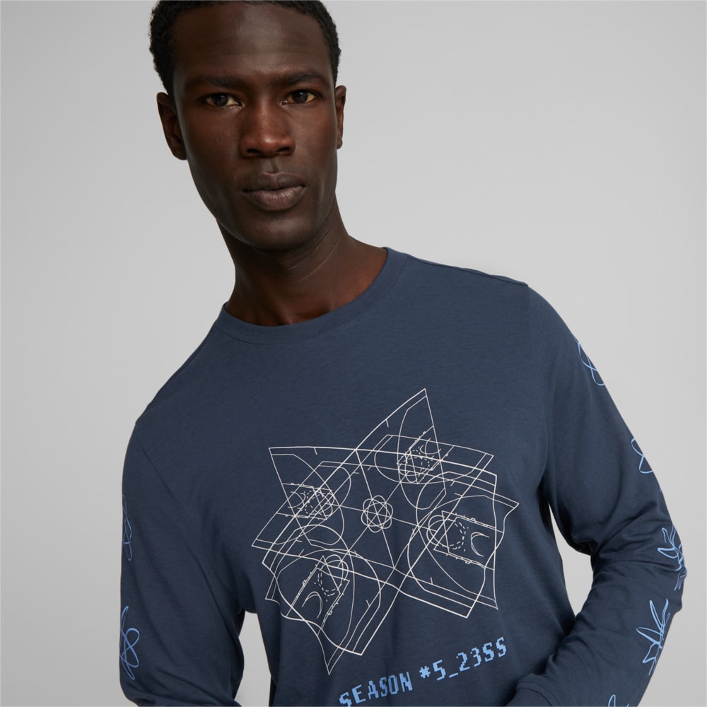 Image PUMA Camiseta Drive Manga Comprida Basketball Masculina #1