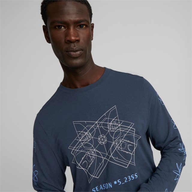 Image PUMA Camiseta Drive Manga Comprida Basketball Masculina