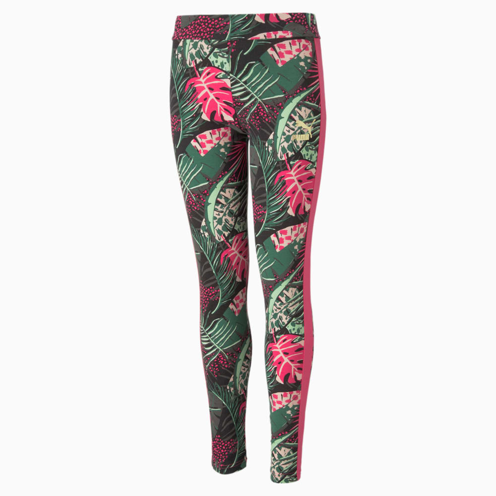 Image Puma T7 Vacay Queen Printed Leggings Youth #1