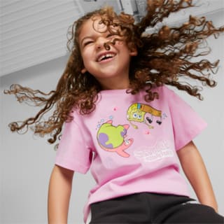 Изображение Puma Детская футболка PUMA x SPONGEBOB Tee Kids