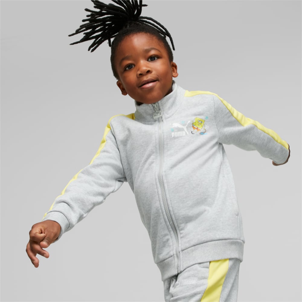 Зображення Puma Дитяча куртка PUMA x SPONGEBOB T7 Jacket Kids #1: light gray heather