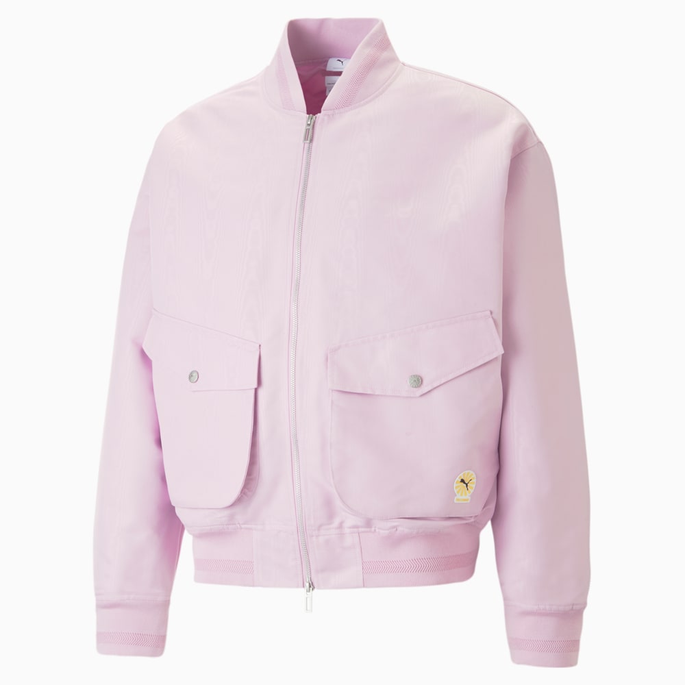Puma best sale jacket pink